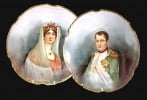 Тарелки с портретами Наполеона и Жозефины